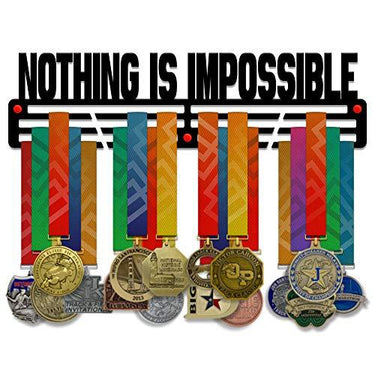 Nothing is Impossible — Medal Display Rack - Metallic Art